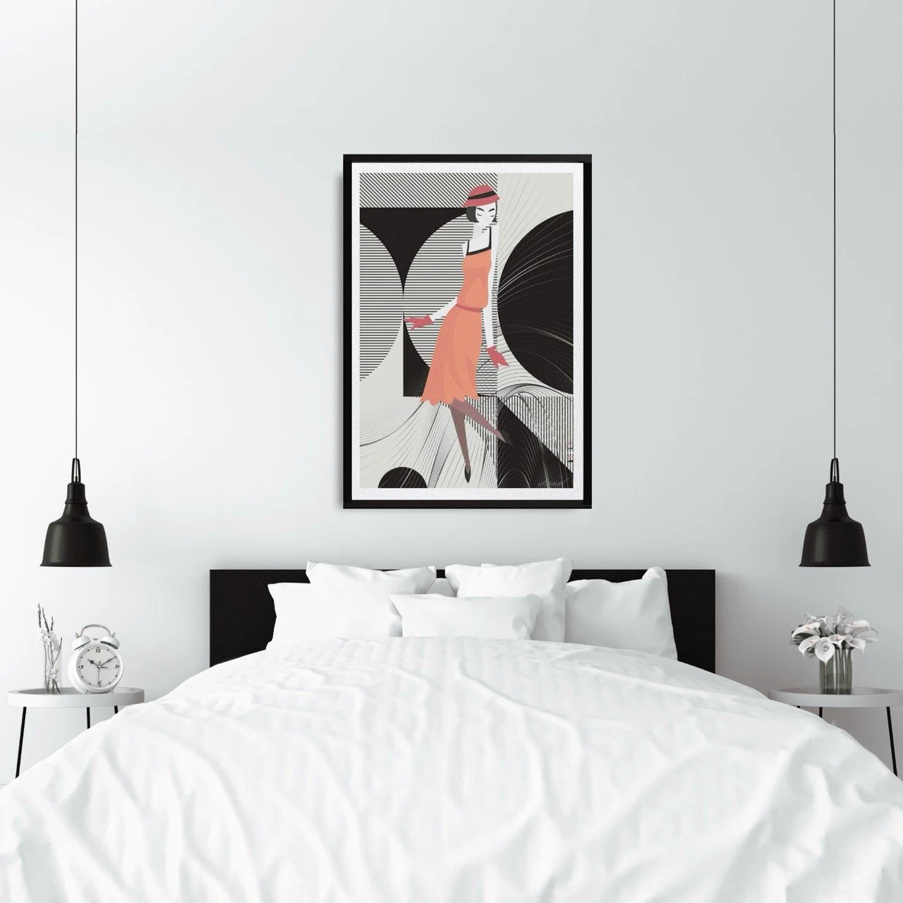 Glamorous 1920s Woman Art Deco Print - Sydney Artist, Eternal Art Prints - Eternal Art & Design