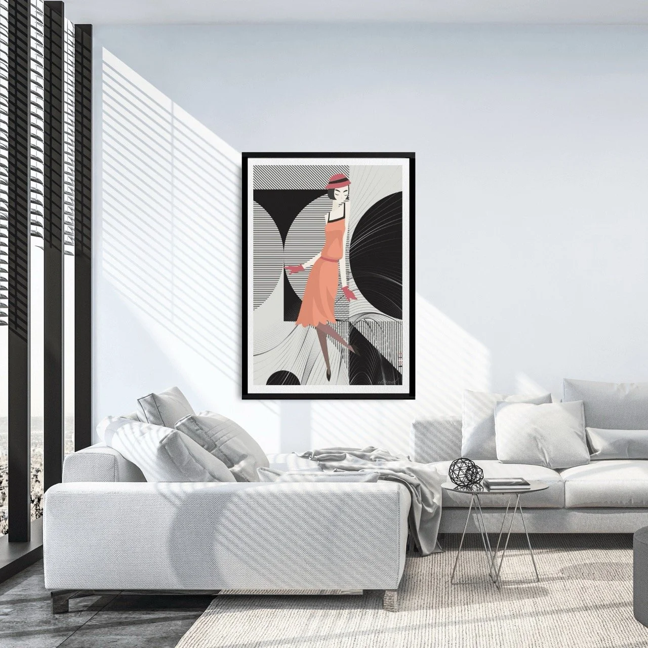 Glamorous 1920s Woman Art Deco Print - Sydney Artist, Eternal Art Prints - Eternal Art & Design