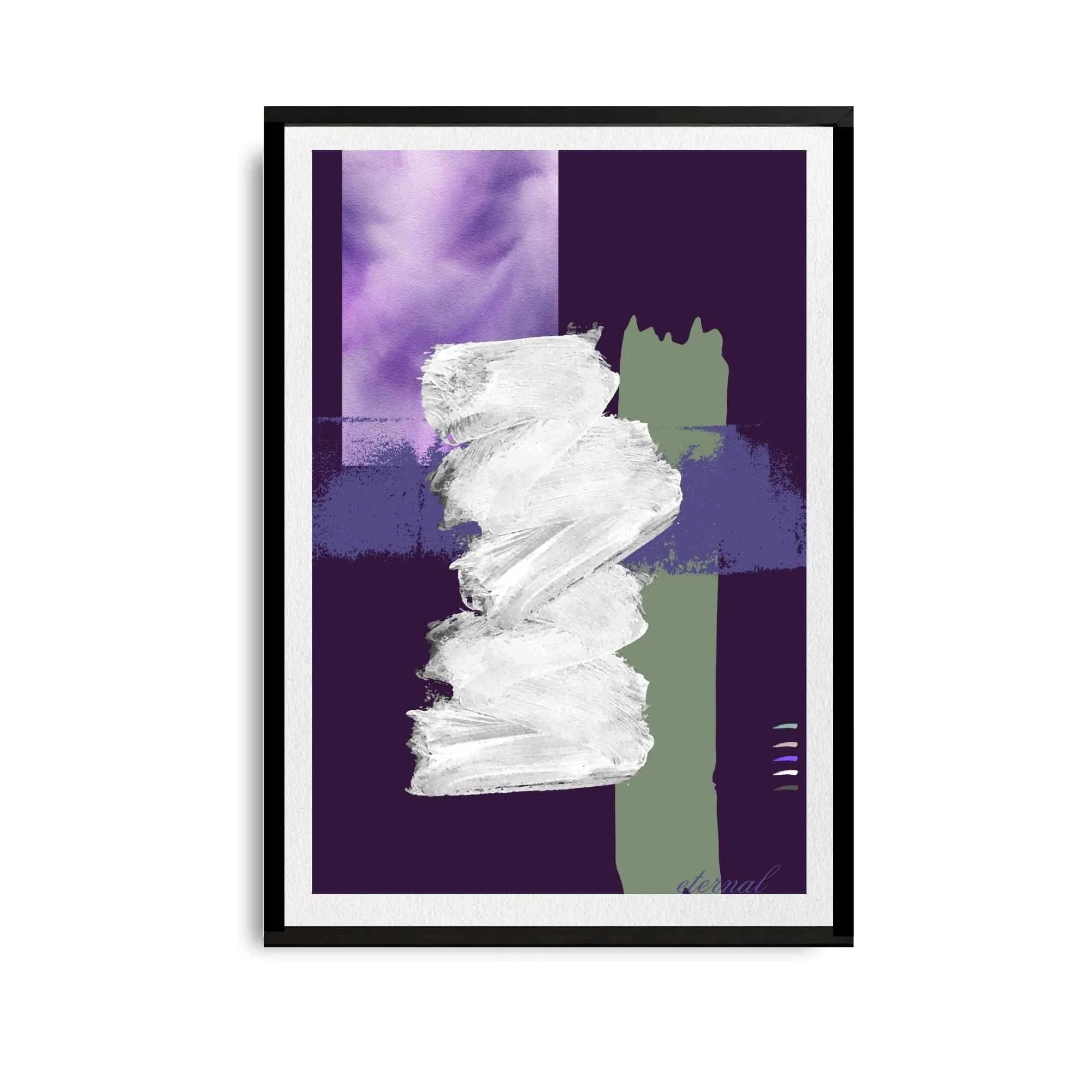 Vivid Harmony 1  Abstract Art Print- Sydney Artist, Eternal Art Prints