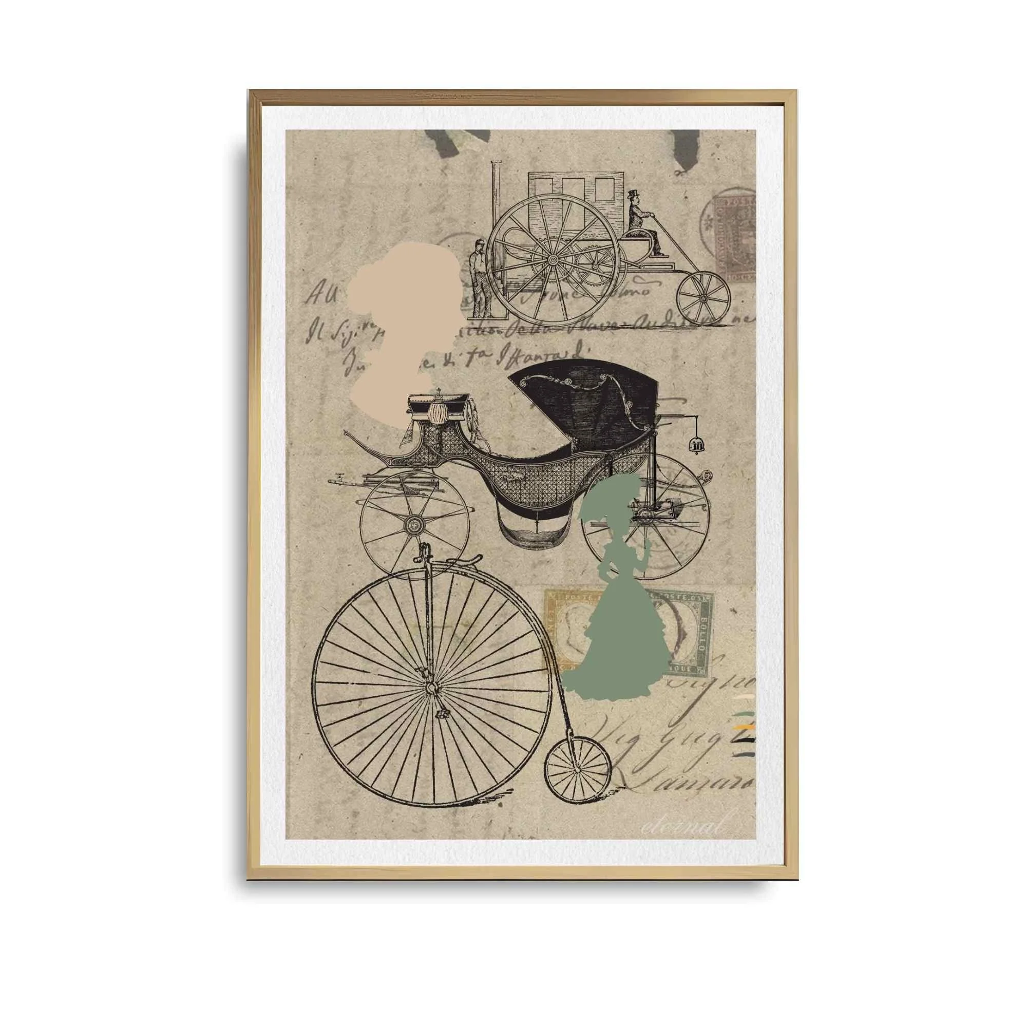 Vintage Cart and Buggy Wall Art Print, Eternal Art Prints - Eternal Art & Design