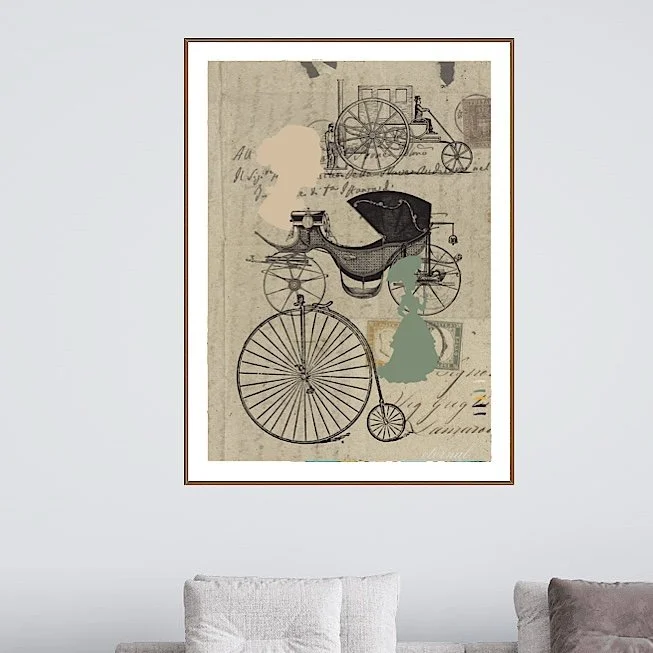 Vintage Cart and Buggy Wall Art Print, Eternal Art & Design - Eternal Art & Design