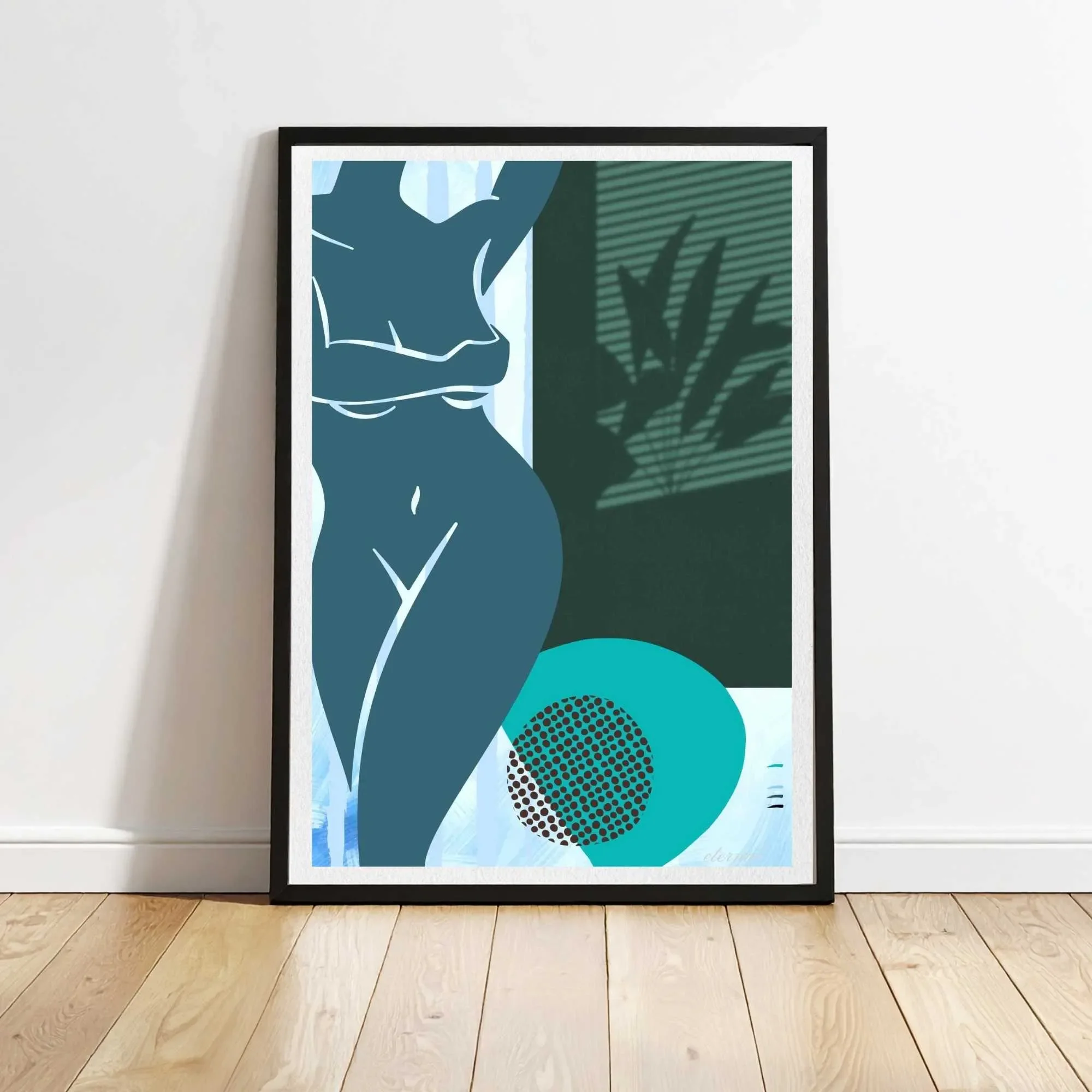 black framed nude sketch N10026 cnr_converted.webp