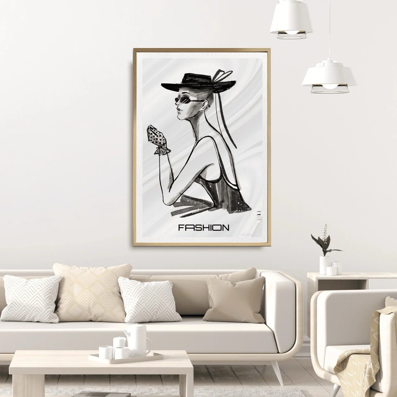 Fashion-inspired Woman in Style Art Print - Sydney Artist, Eternal Art Prints - Eternal Art & Design