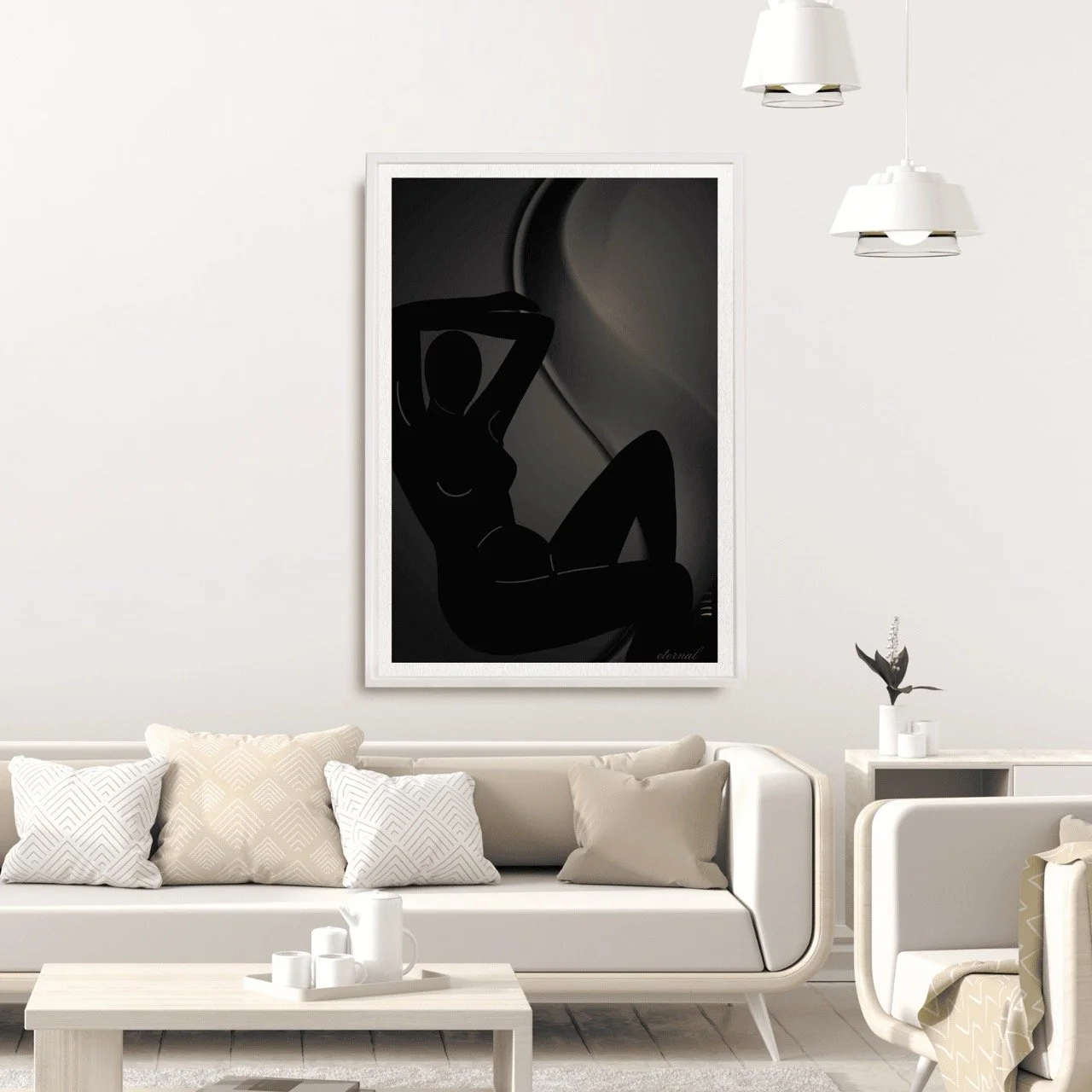 Female Mystic Silhouette Art Print, Sydney Artist - Eternal Art & Design - Eternal Art & Design