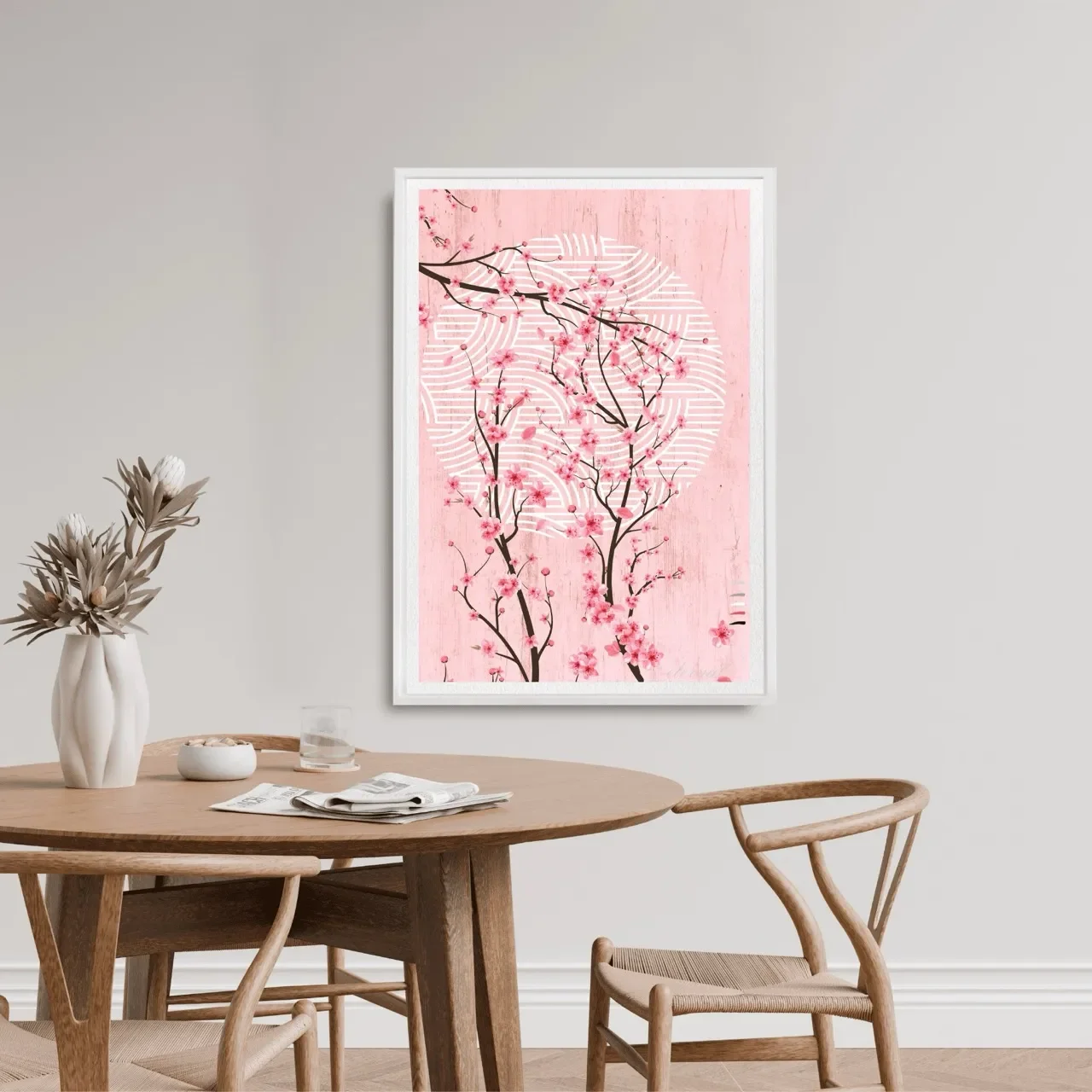 white framed cherry blossom p print. I10005 (3) Large_converted.webp