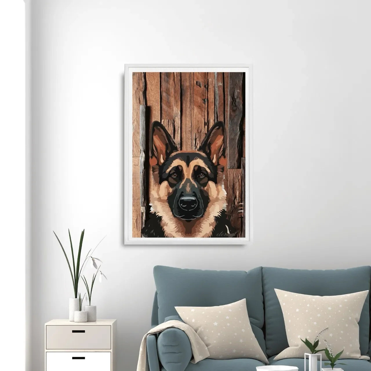 white-framed-german-shepherd-print3.-A10021 Large_converted.webp