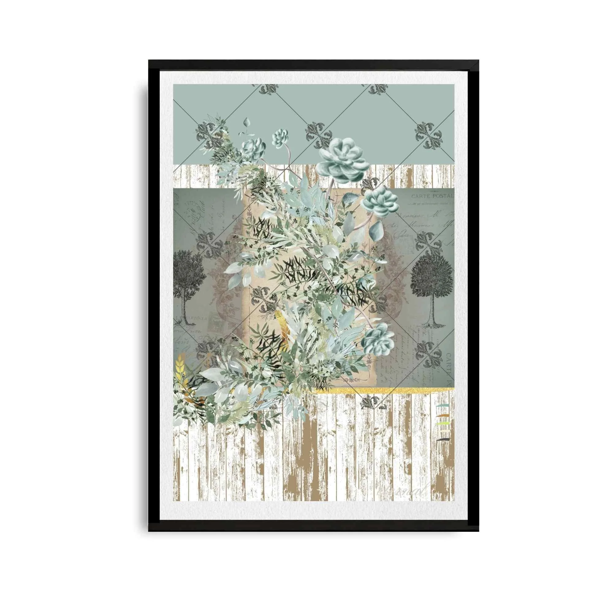 Elegant Floral Botanical Print - Special Edition Wall Art Eternal Art Prints - Eternal Art & Design