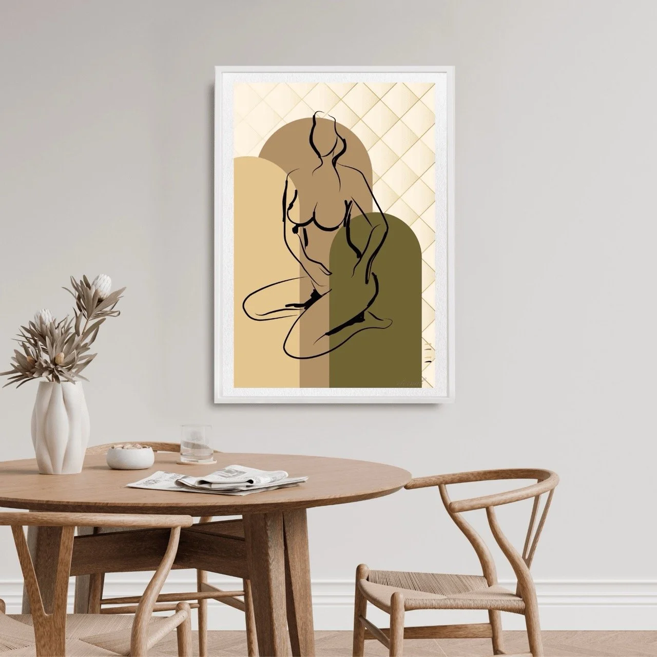 Female Figurative Nude in Archway Art Print, Sydney Artist - Eternal Art Prints - Eternal Art & Design
