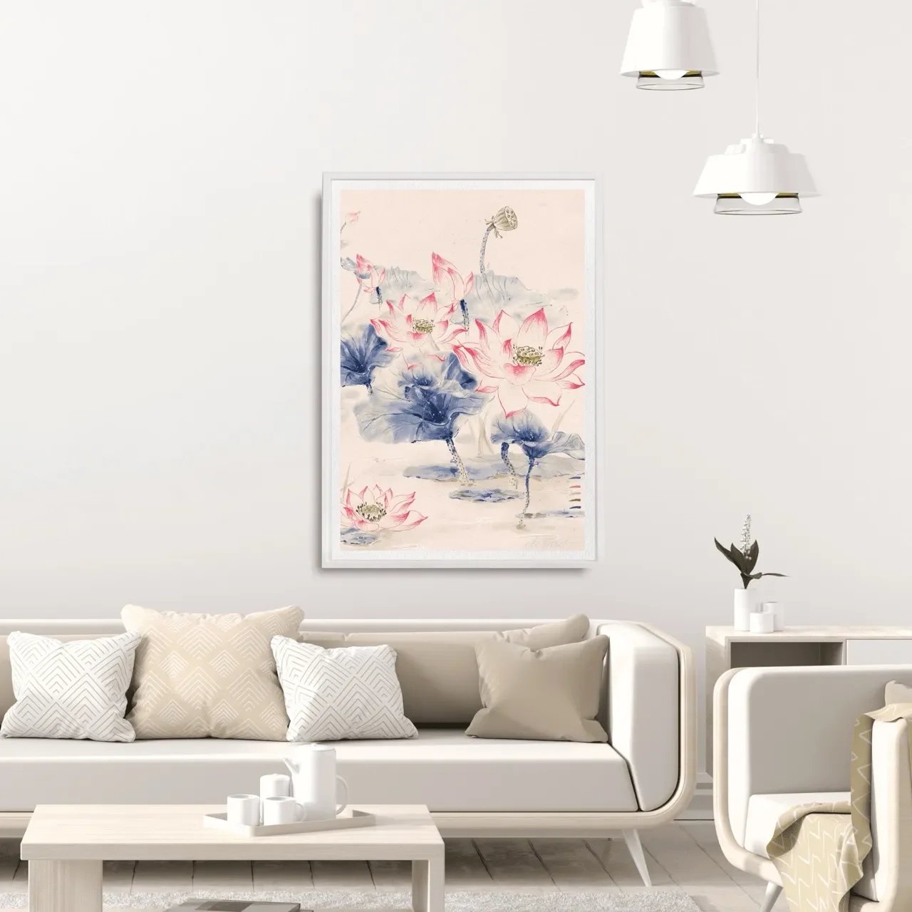 white framed floral print. I10015 Large_converted.webp