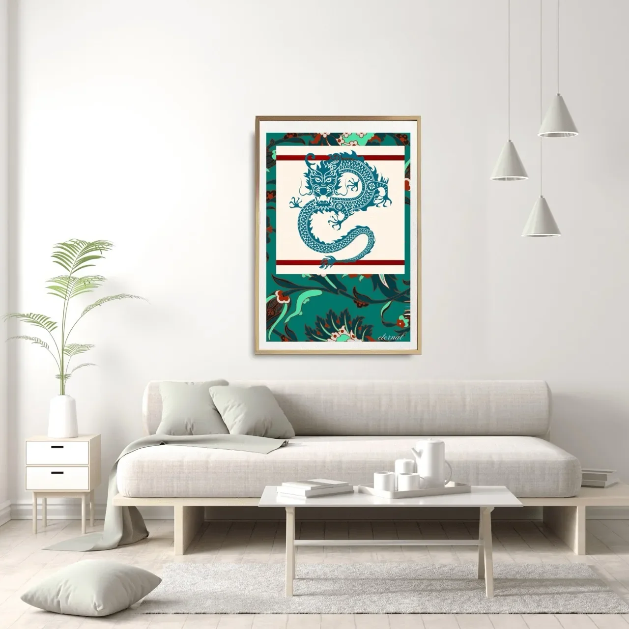 oak framed dragon print. I10011 (3) Large_converted.webp