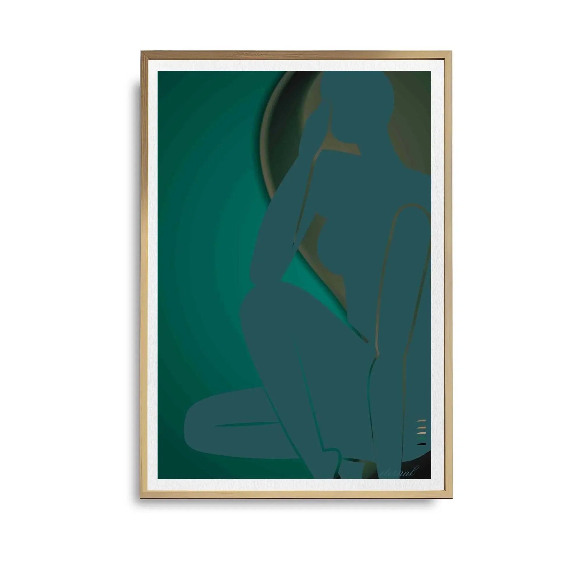 oak framed figure print. N10024 wht bg_converted.webp