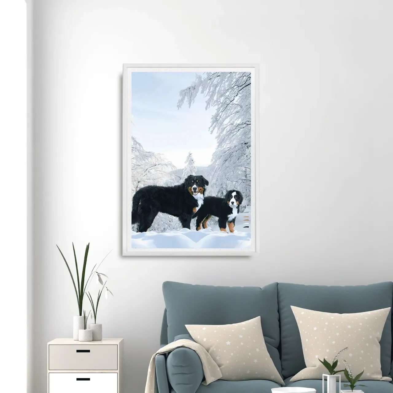 white-framed-bernese-dog-print3.-A10017 Large_converted.webp