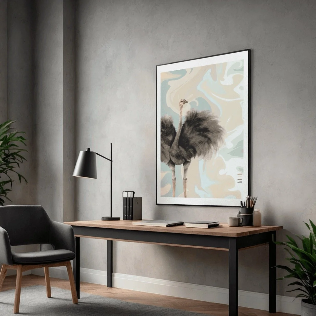 black-framed-ostrich-print1-A10035 Large.jpeg