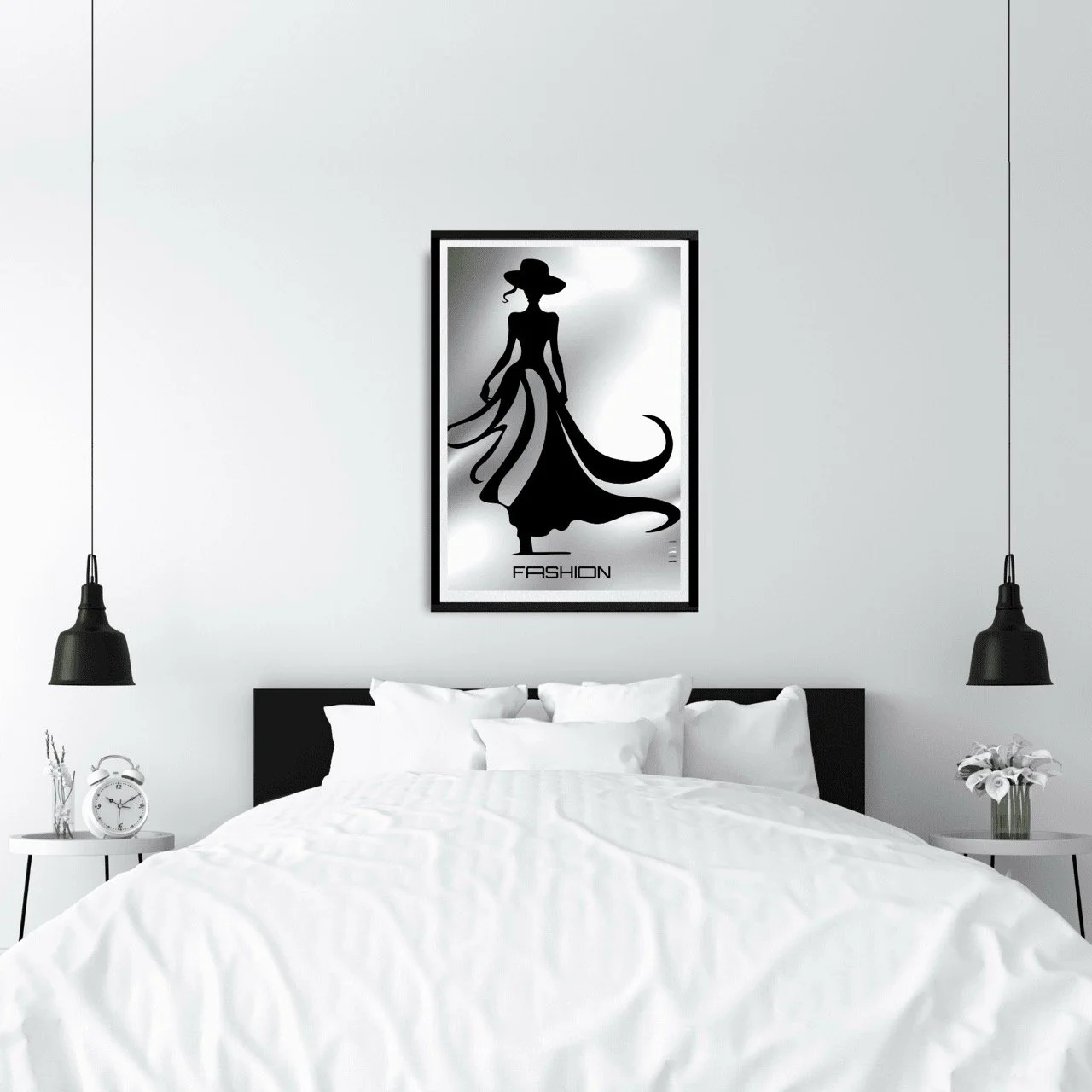 Fashion -inspired Female Silhouette Runway - Sydney Artist, Eternal Art Prints - Eternal Art & Design