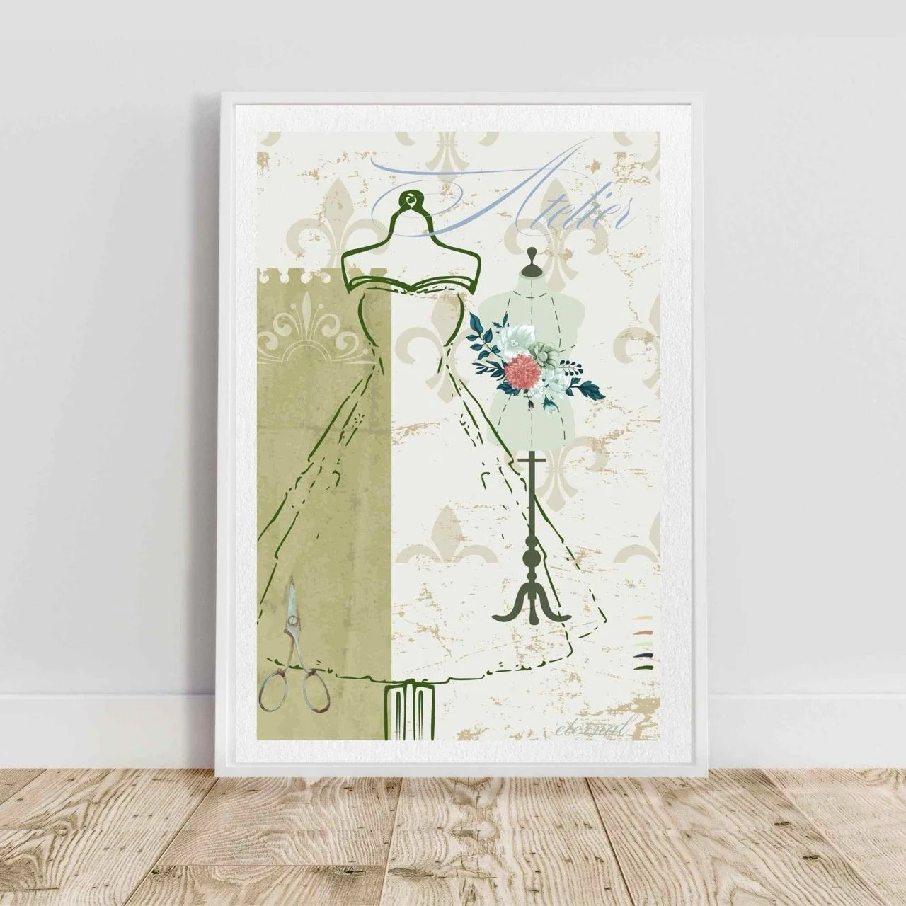 Atelier Fashion Mannequins Art Print, Eternal Art Prints Sydney - Eternal Art & Design