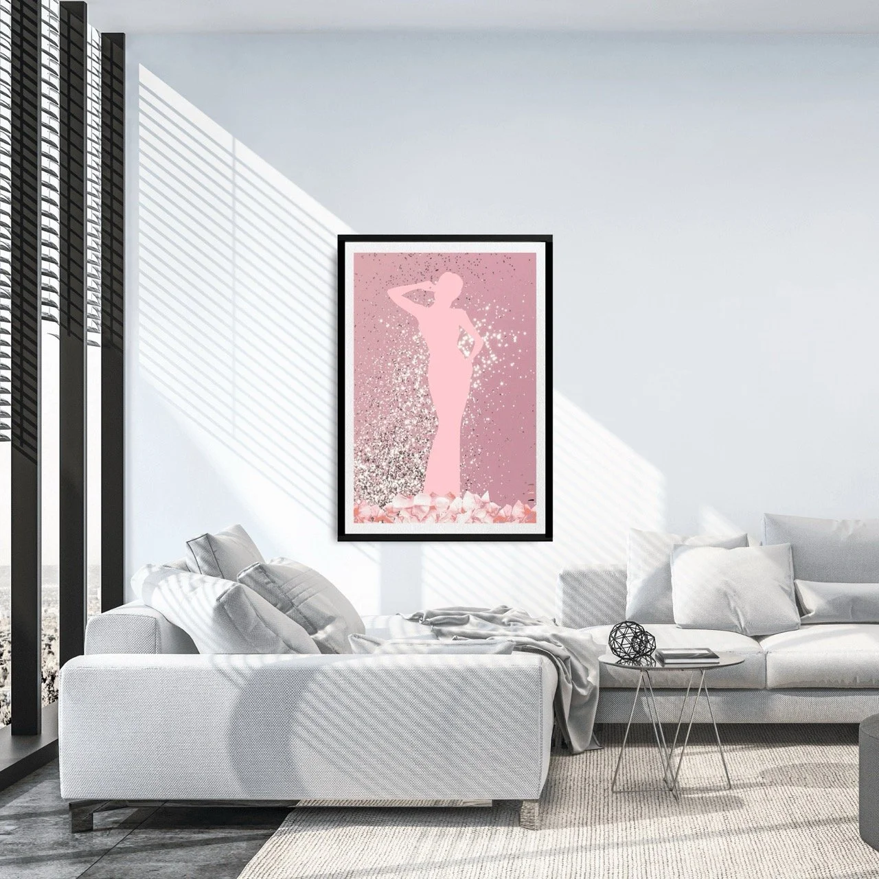 Pink Female Glitterati Stage Icon Art Print - Sydney Artist, Eternal Art Prints - Eternal Art & Design
