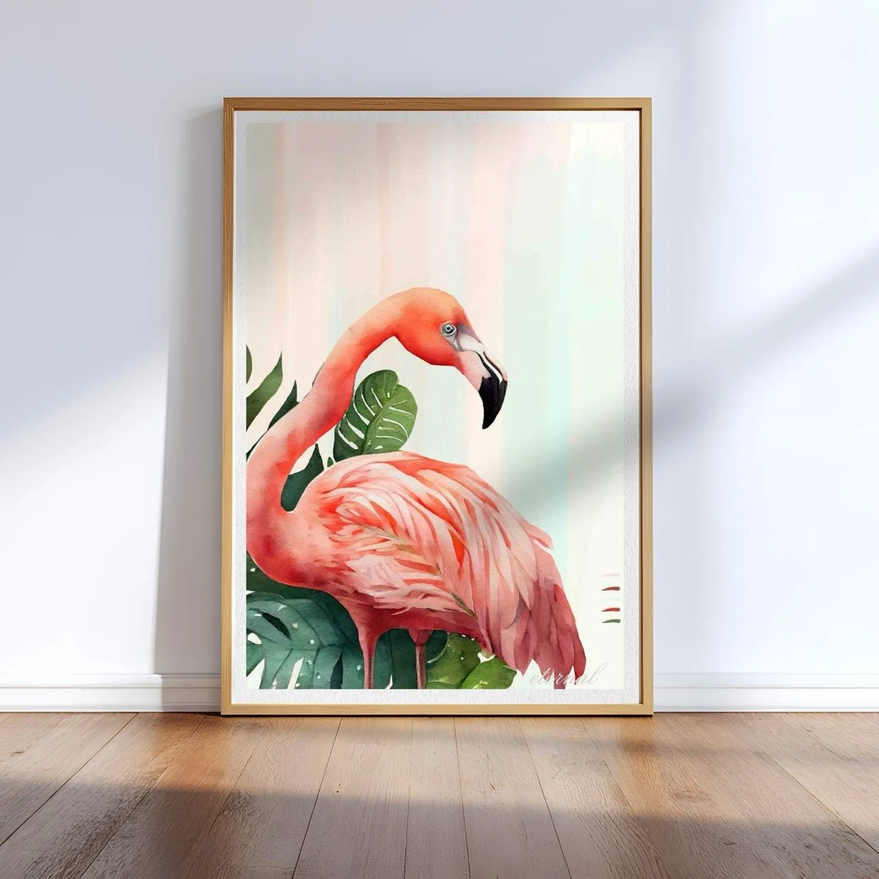 Elegant Flamingo Wall Art Print - Sydney Artist, Eternal Art Prints