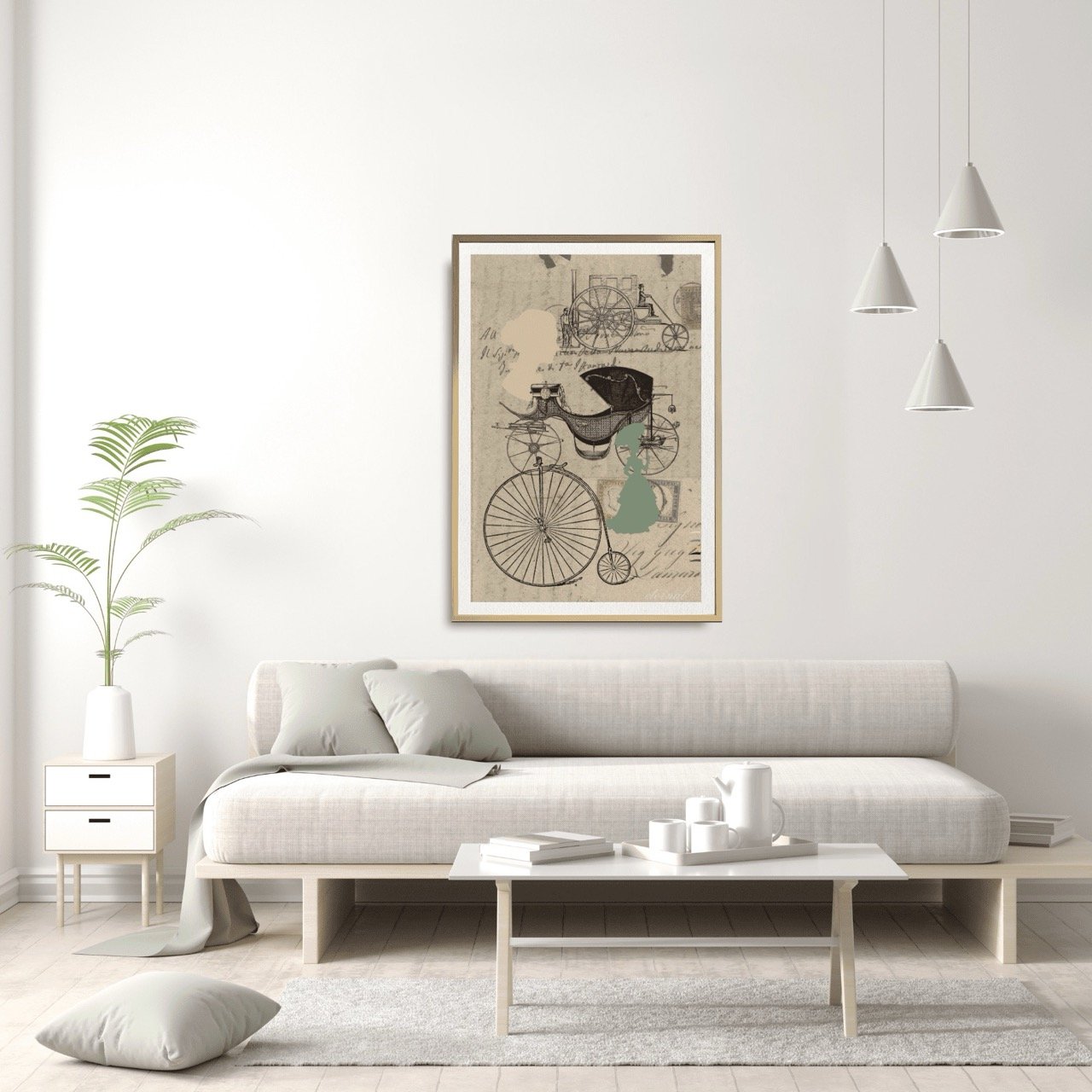 Vintage Cart and Buggy Wall Art Print, Eternal Art Prints - Eternal Art & Design