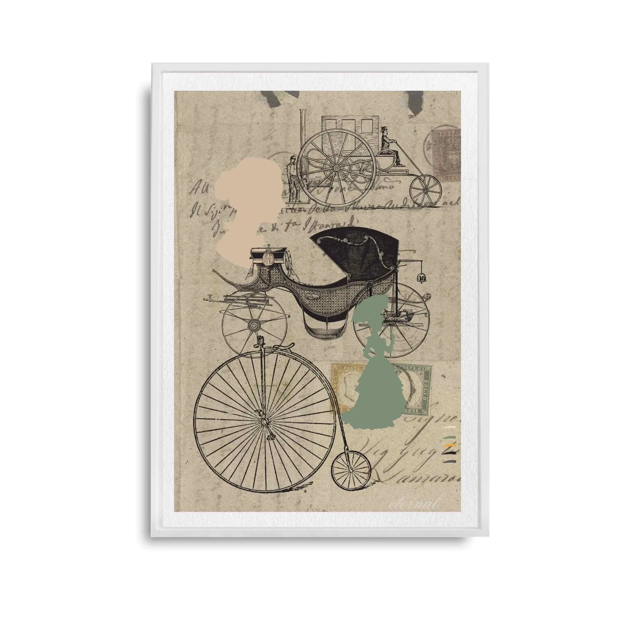 Vintage Cart and Buggy Wall Art Print, Eternal Art Prints - Eternal Art & Design