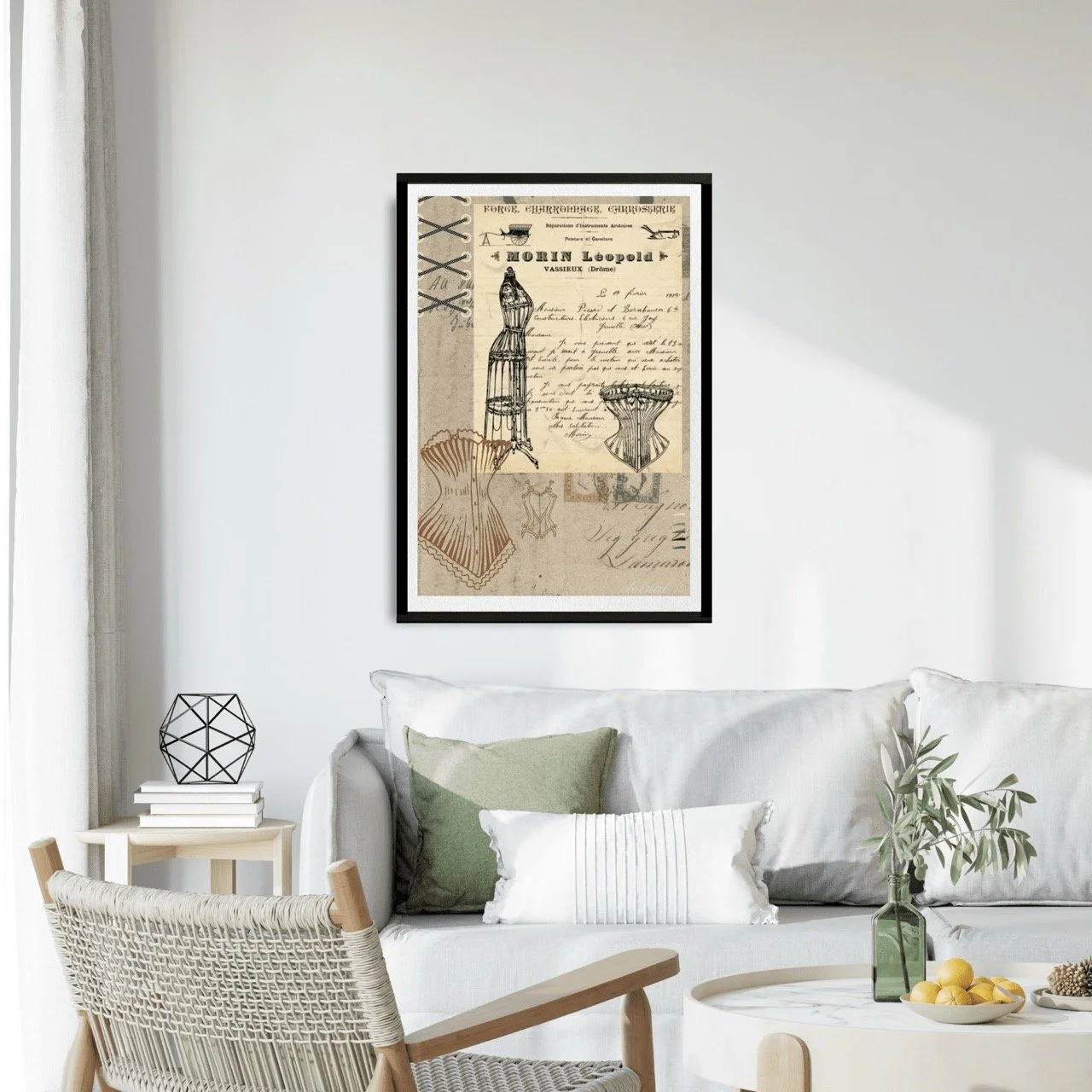Vintage Corsetry Wall Art Print , Eternal Art Prints - Eternal Art & Design