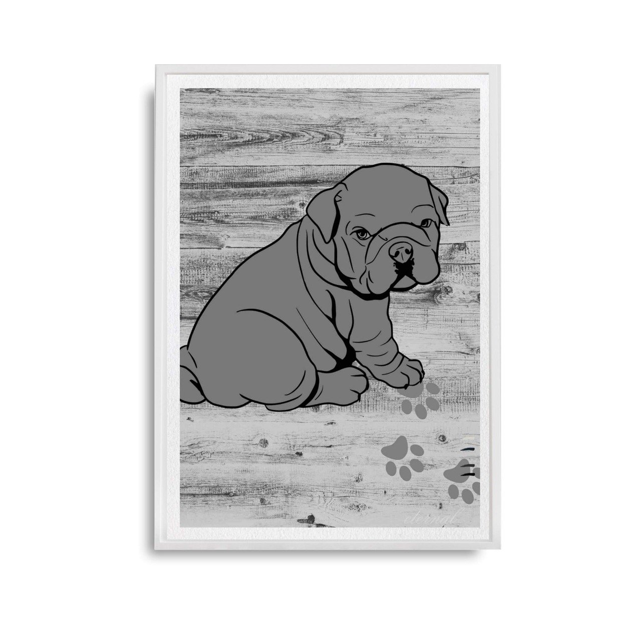 Puppy French Bulldog Wall Art Print - Sydney Artist, Eternal Art Prints - Eternal Art & Design