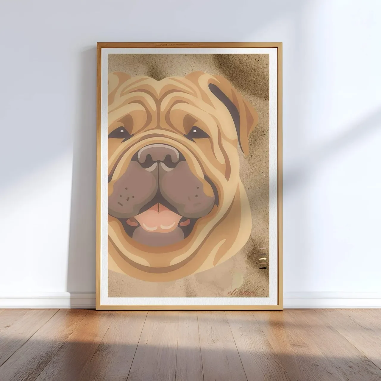 Shar Pei Wall Art Print - Sydney Artist, Eternal Art Prints