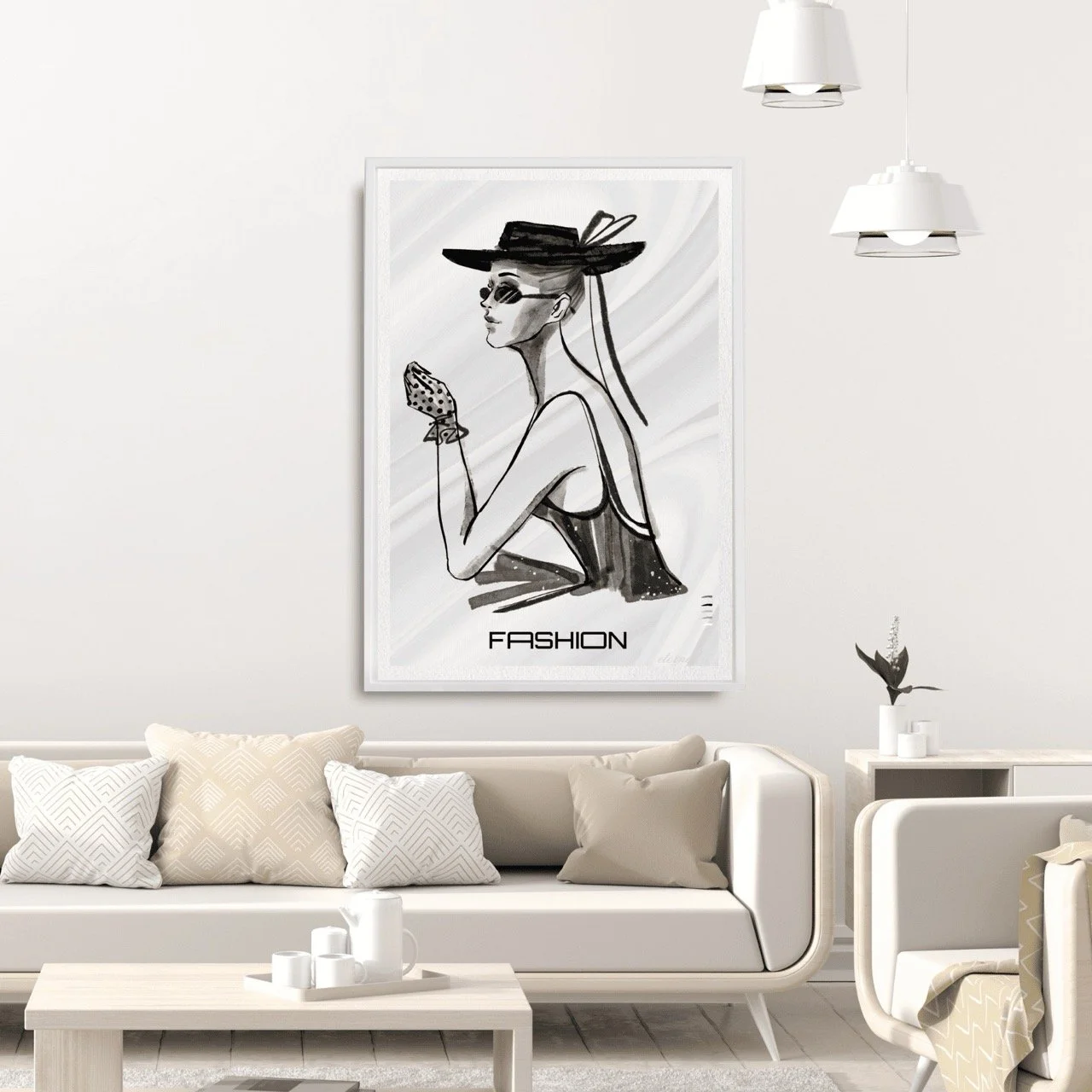 Fashion-inspired Woman in Style Art Print - Sydney Artist, Eternal Art Prints - Eternal Art & Design