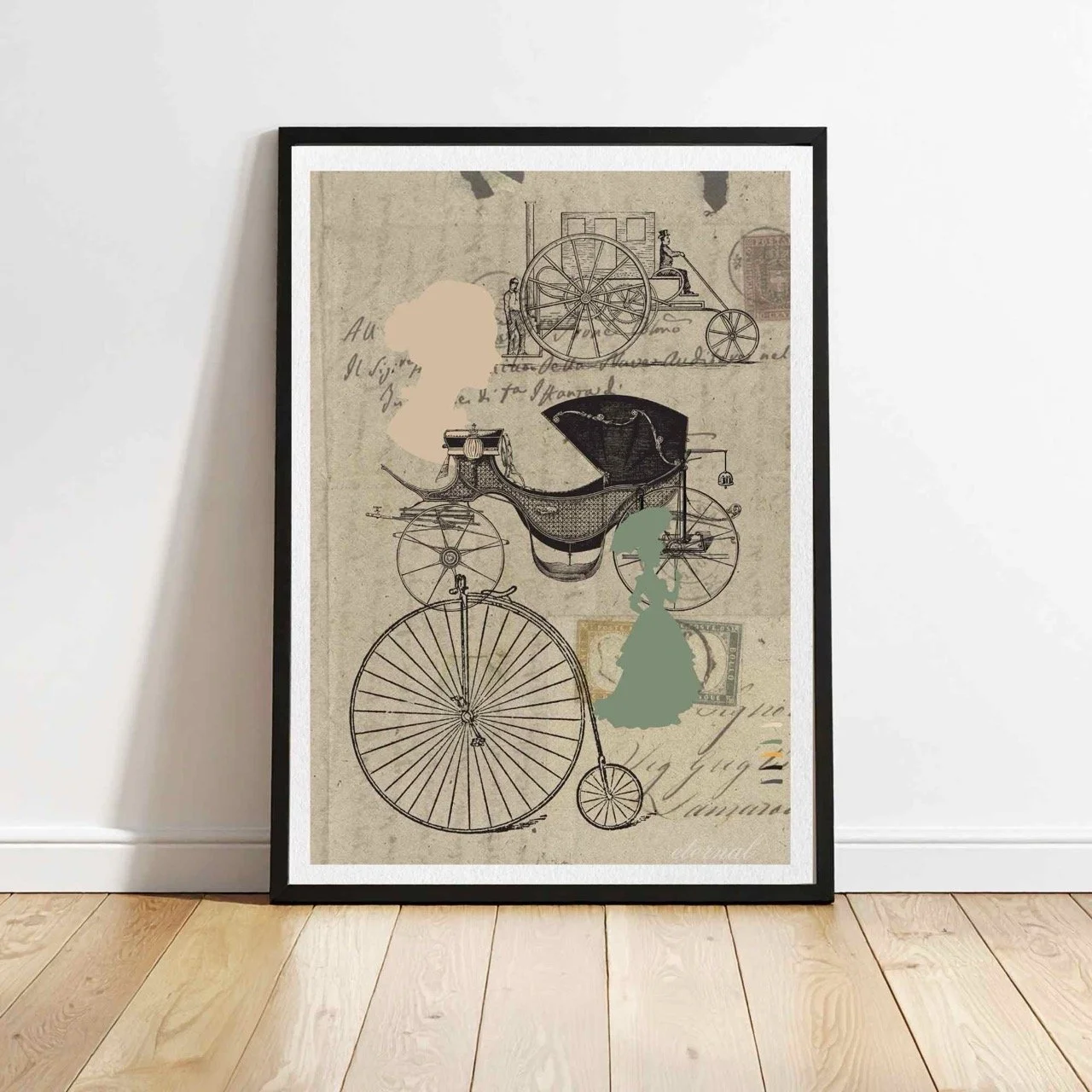 Vintage Cart and Buggy Wall Art Print, Eternal Art Prints