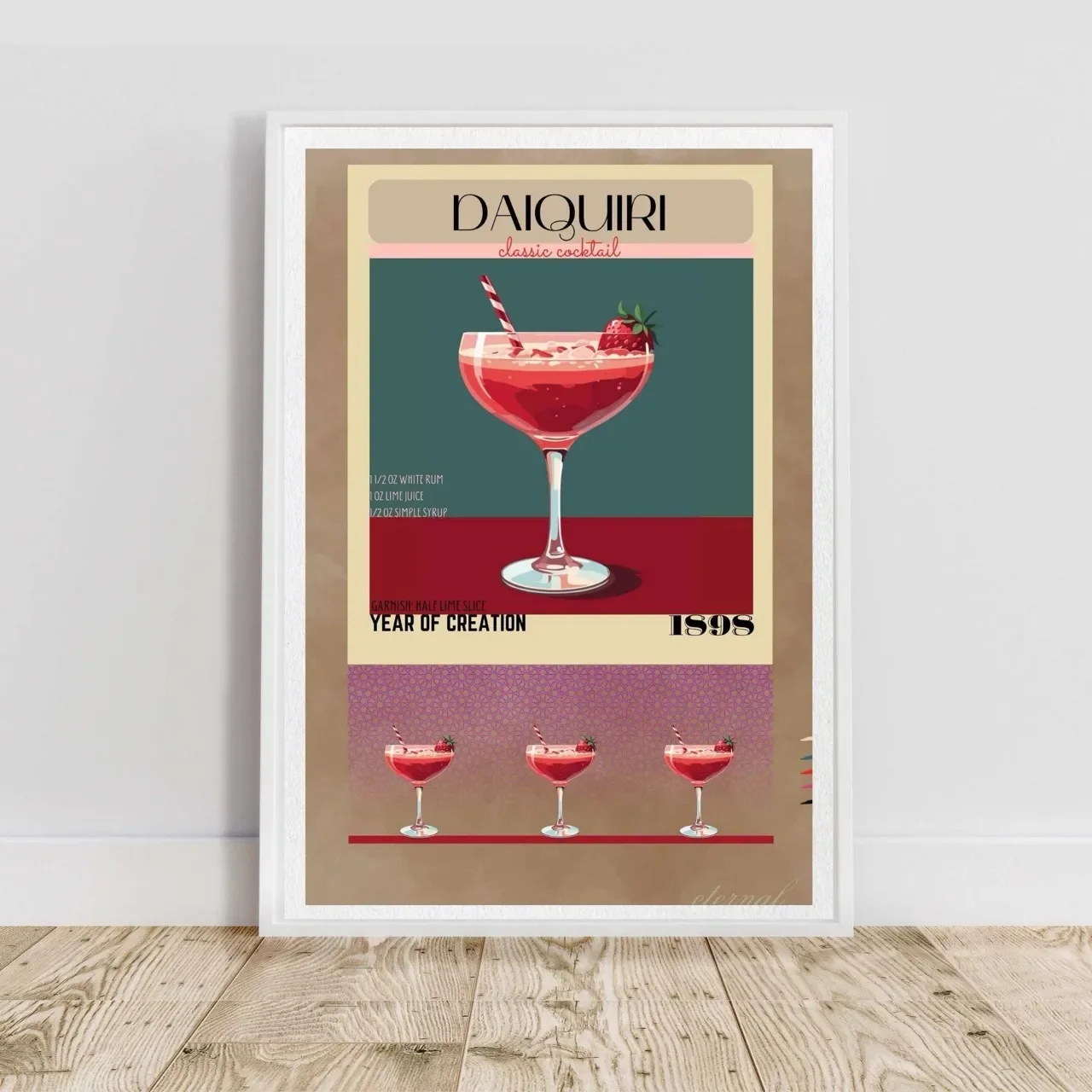white framed daiquiri print I10080 Large cnr_converted.webp