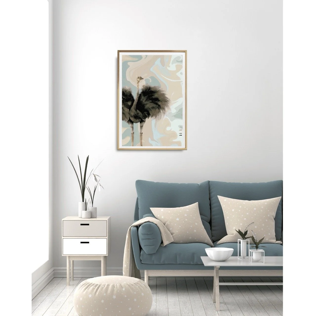 oak-framed-ostrich-print.2-A10035 Large.jpeg