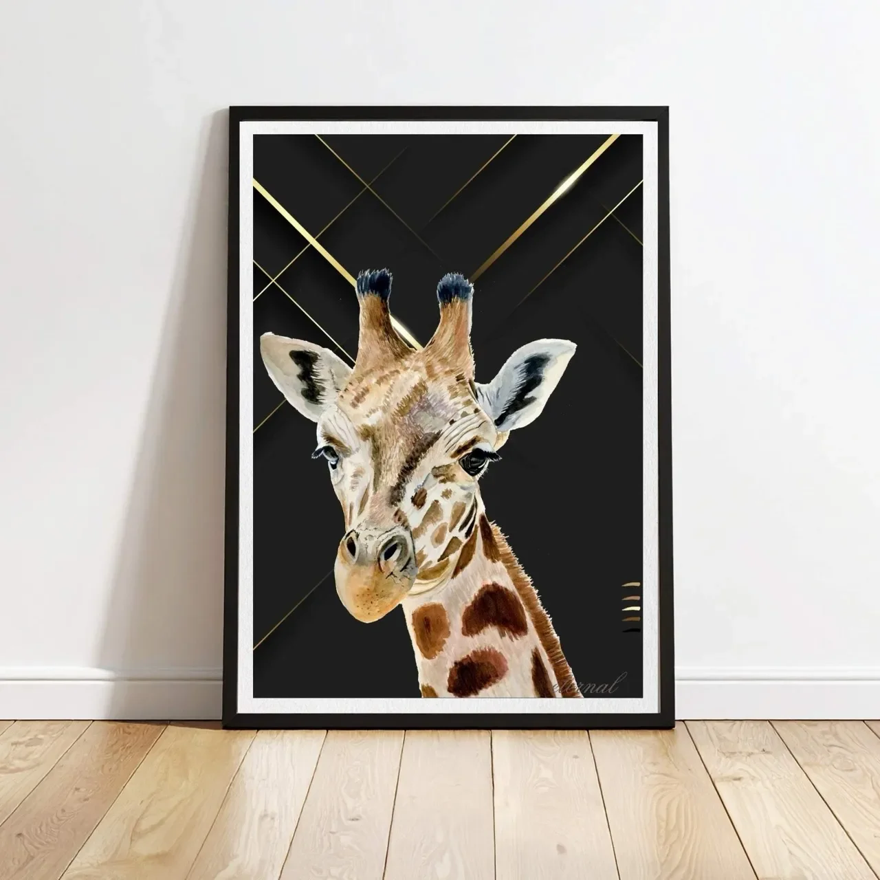 Majestic Giraffe Wall Art Print - Sydney Artist, Eternal Art Prints