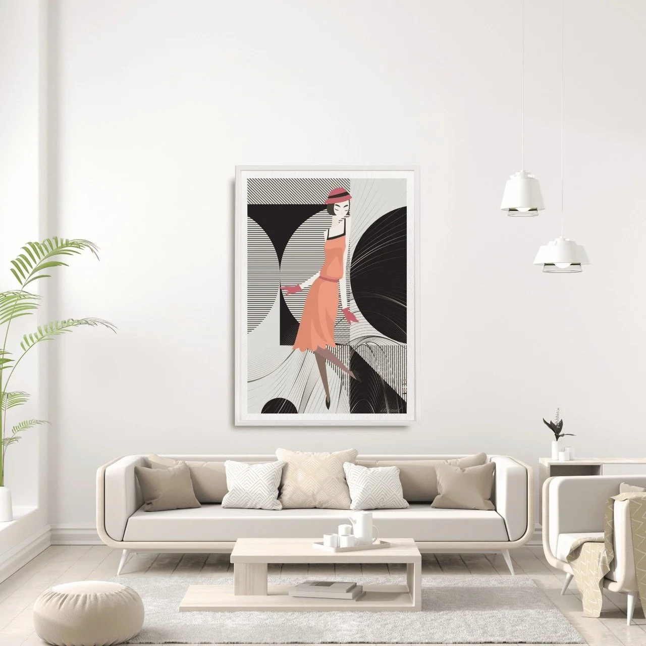 Glamorous 1920s Woman Art Deco Print - Sydney Artist, Eternal Art Prints - Eternal Art & Design