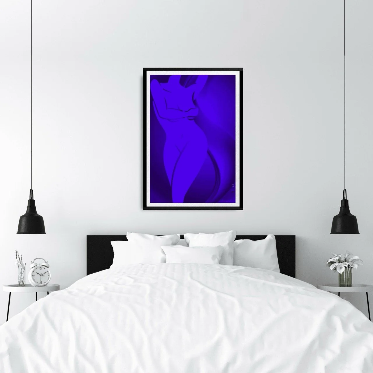 Female Figure in Purple Art Print, Sydney Artist - Eternal Art Prints - Eternal Art & Design