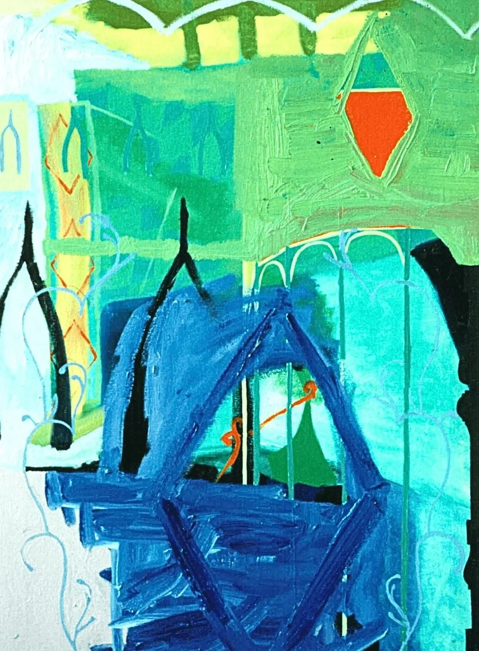 Blue Diamond | Oil on Canvas | 500mmw x 850mmh    