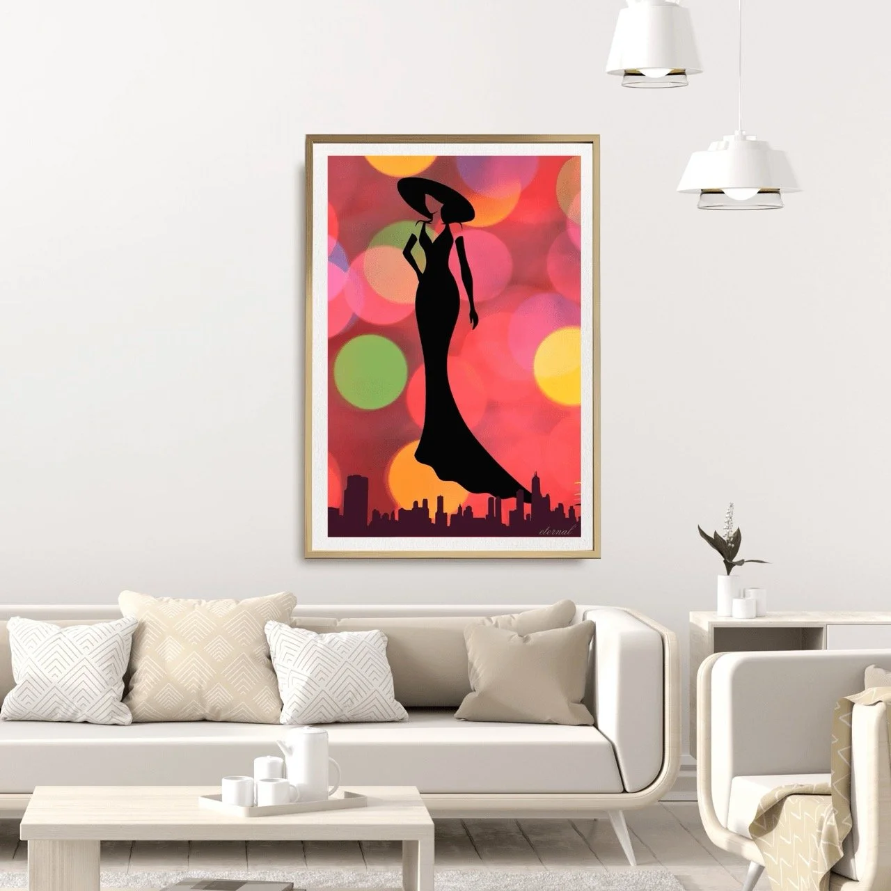 Rainbow Icon in the City Art Print - Sydney Artist, Eternal Art Prints - Eternal Art & Design