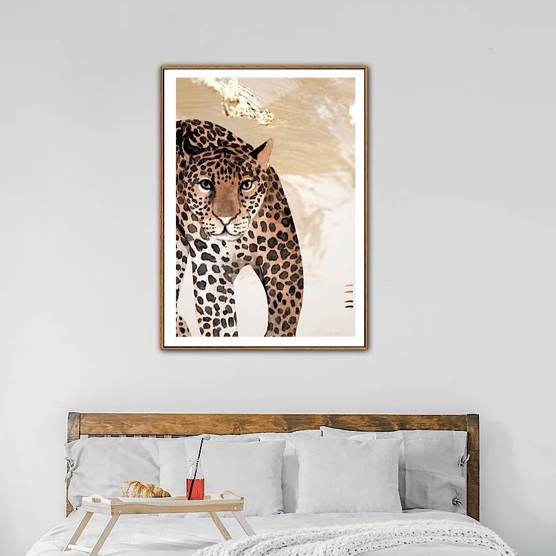 Cheetah Big Cat Wall Art Print - Sydney Artist, Eternal Art & Design - Eternal Art & Design