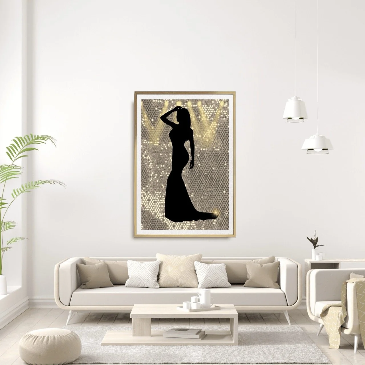 Silhouette on Stage Art Print - Sydney Artist, Eternal Art Prints - Eternal Art & Design
