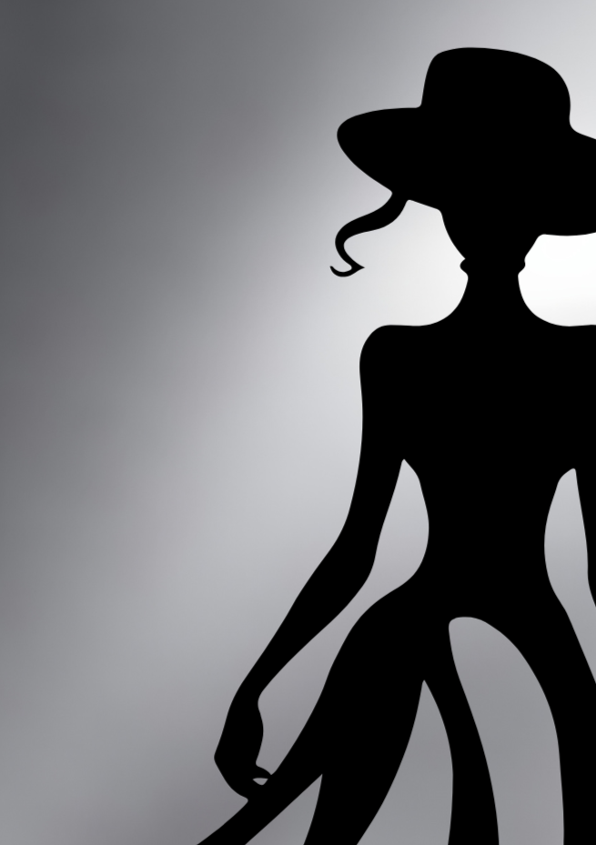 Fashion-inspired Female in Stylish Hat Art Print - Sydney Artist, Eternal Art & Design - Eternal Art & Design