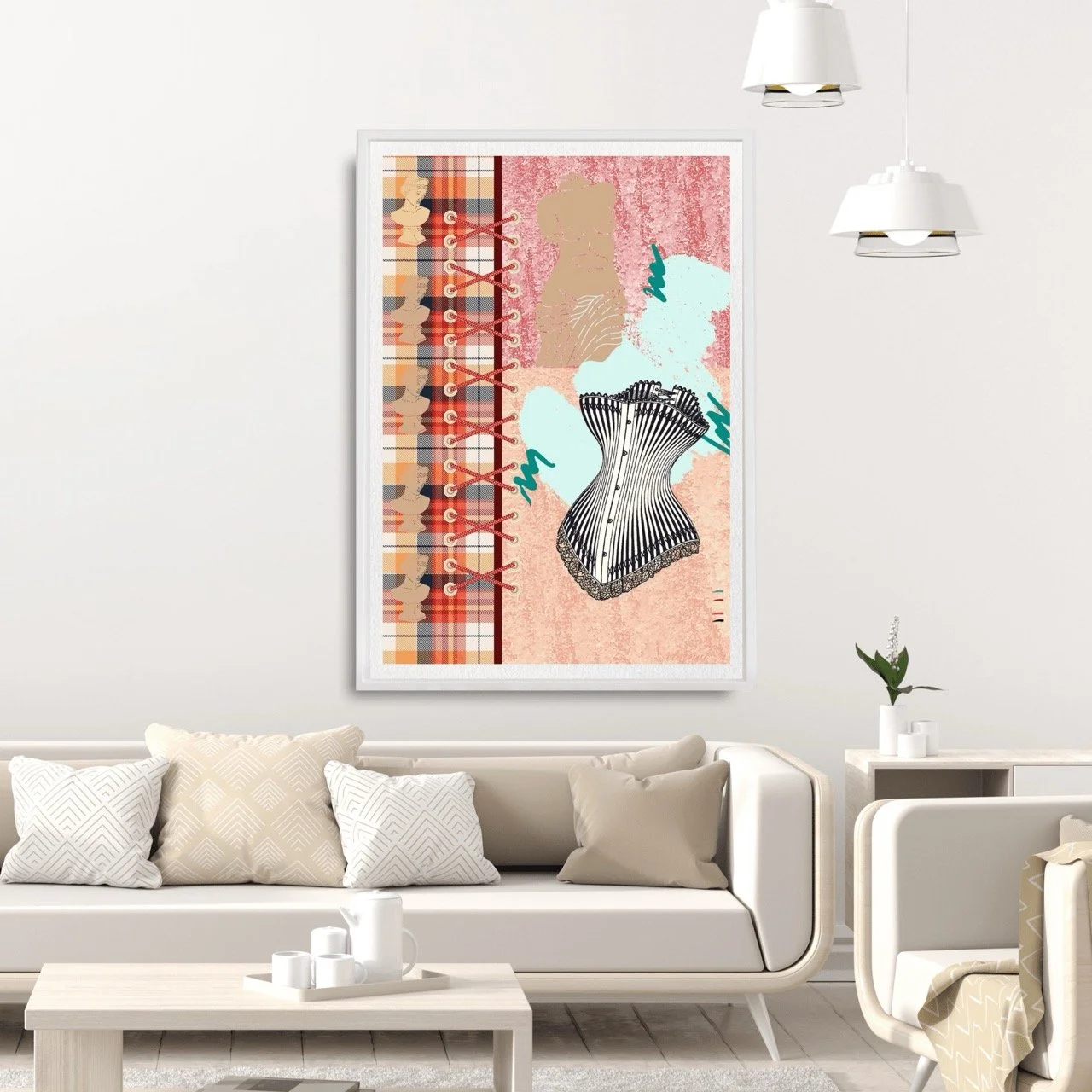 Vintage Corset Art Print, Sydney Artist - Eternal Art Prints - Eternal Art & Design
