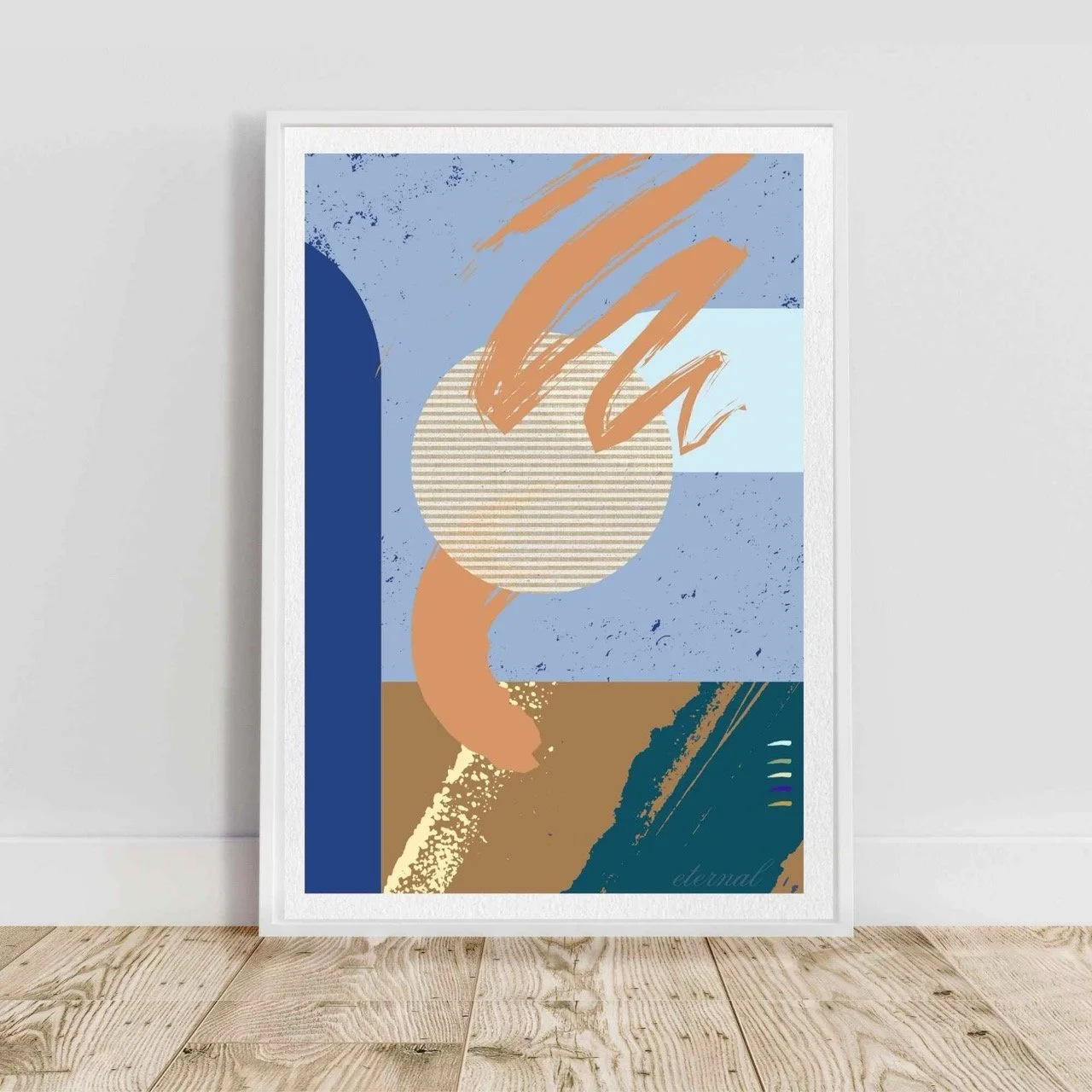 Modern Abstract Brushstrokes Art Print - Sydney Artist, Eternal Art Prints - Eternal Art & Design