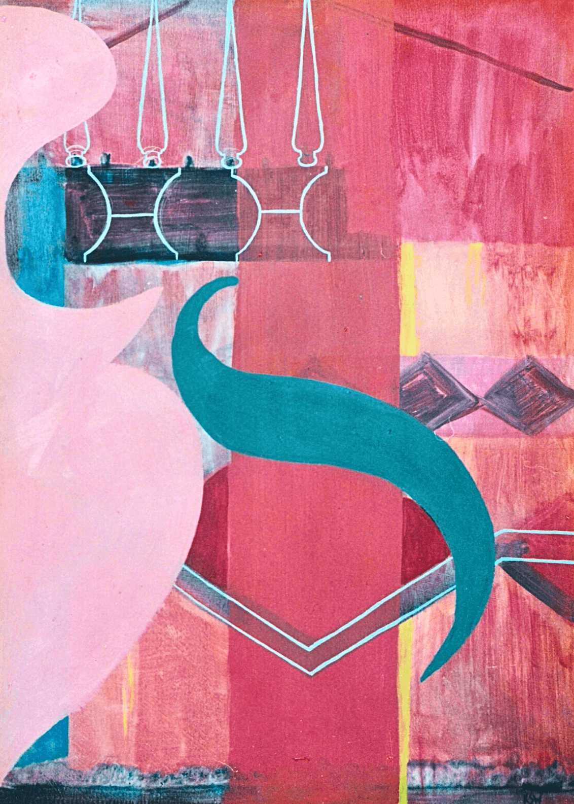 Harmony in Red  | Oil on Canvas | 500mmw x 700mmh     PRIVATE OWNER