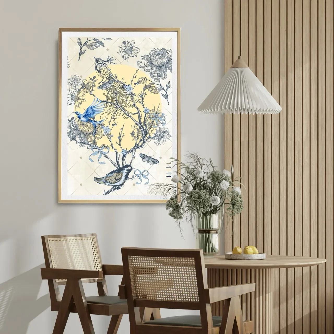 oak framed bird print. I10013 Large_converted.webp