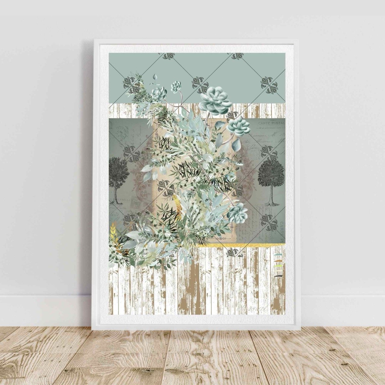 Elegant Floral Botanical Print - Special Edition Wall Art Eternal Art Prints - Eternal Art & Design