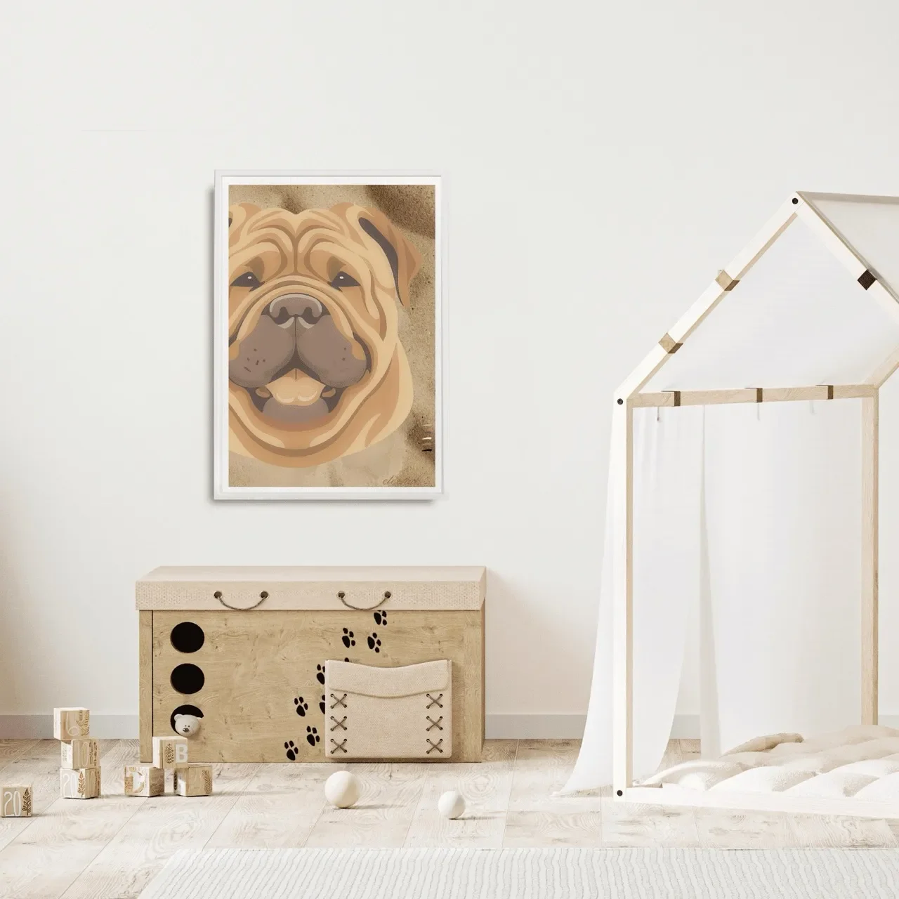 white-framed-shar-pei-print3.-A10023 Large_converted.webp