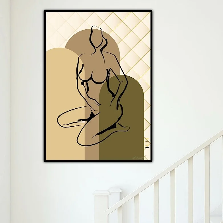 Nude Female in Archway Art Print, Sydney Artist - Eternal Art & Design - Eternal Art & Design