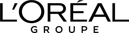 L'Oréal Groupe logo in black and white.