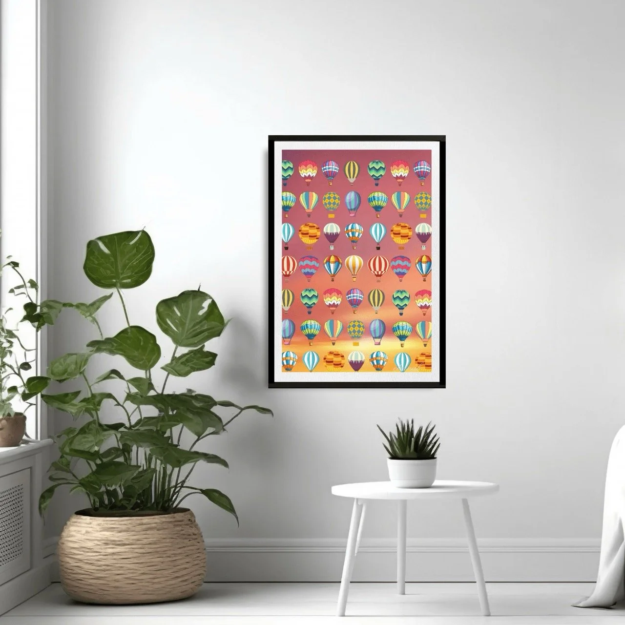 Sunset Balloon Adventure Art Print - Sydney Artist, Eternal Art Prints - Eternal Art & Design