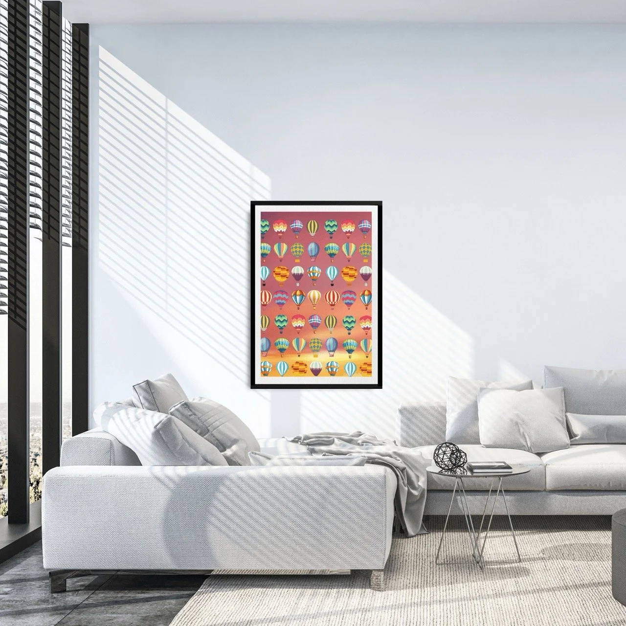 Sunset Balloon Adventure Art Print - Sydney Artist, Eternal Art Prints - Eternal Art & Design