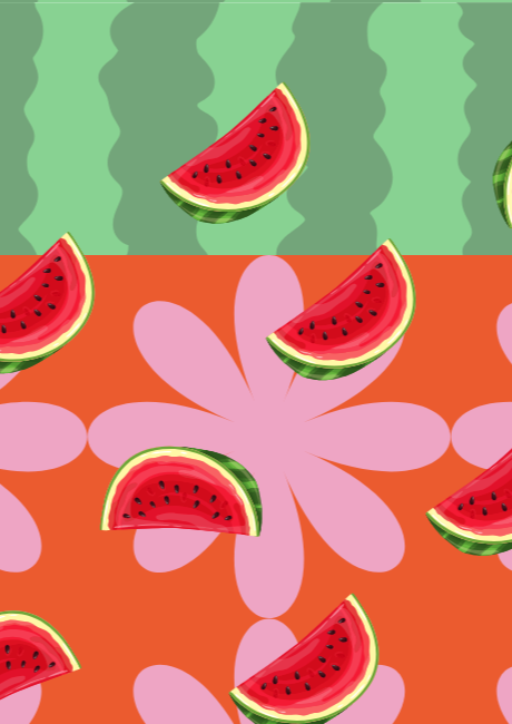 Watermelon Retro Kitchen Wall Art Print, Eternal Art & Design - Eternal Art & Design
