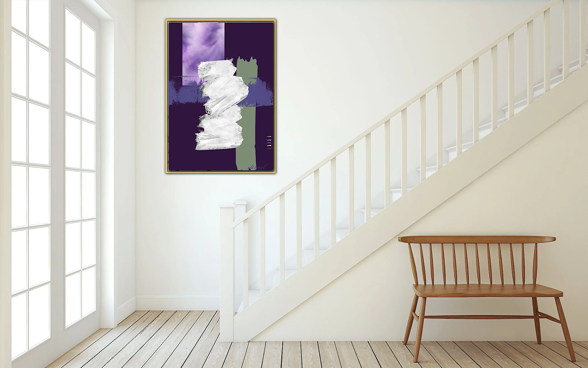 Vivid Harmony 1 Abstract Art Print- Sydney Artist, Eternal Art & Design - Eternal Art & Design